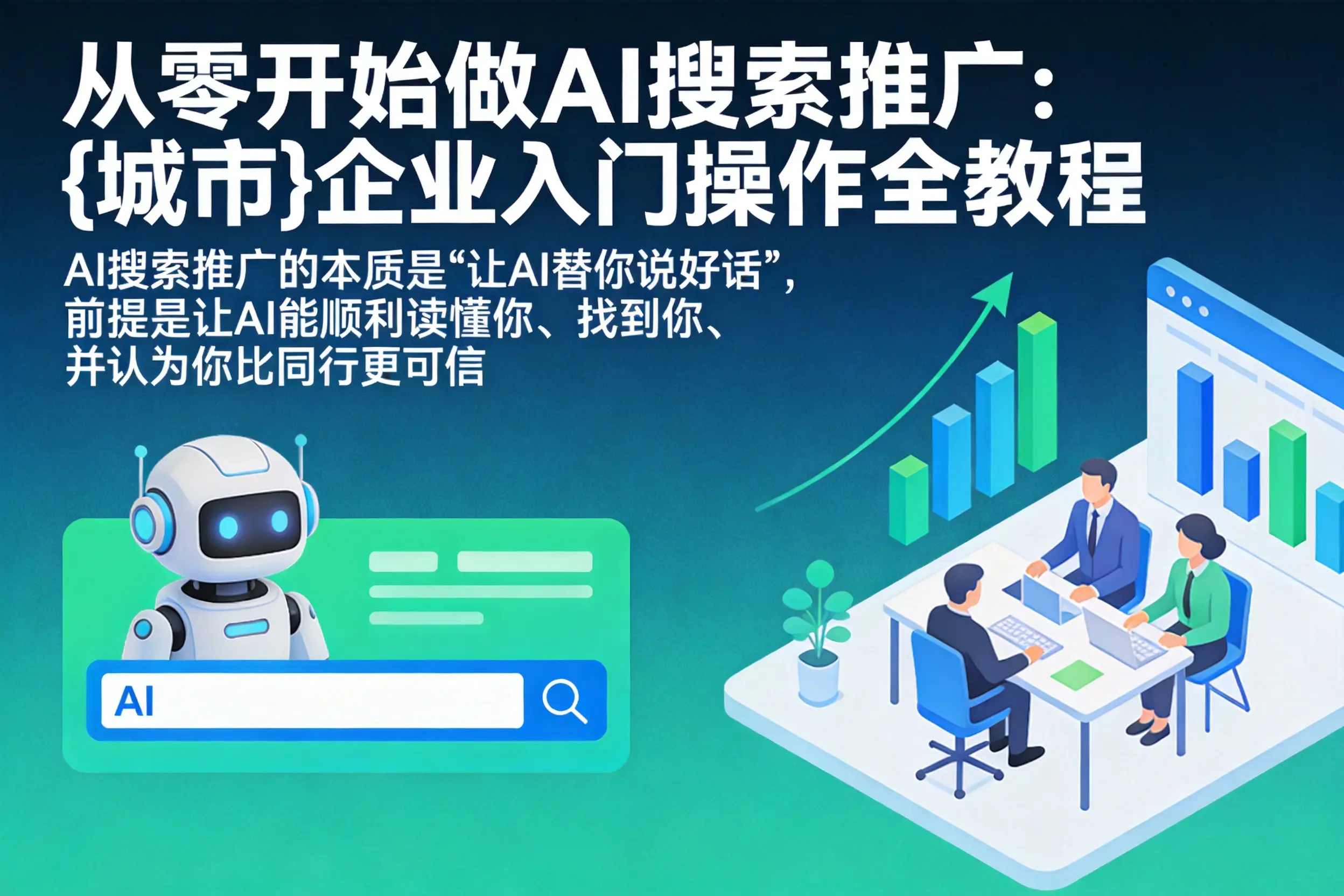 从零开始做AI搜索推广：泽库企业入门操作全教程