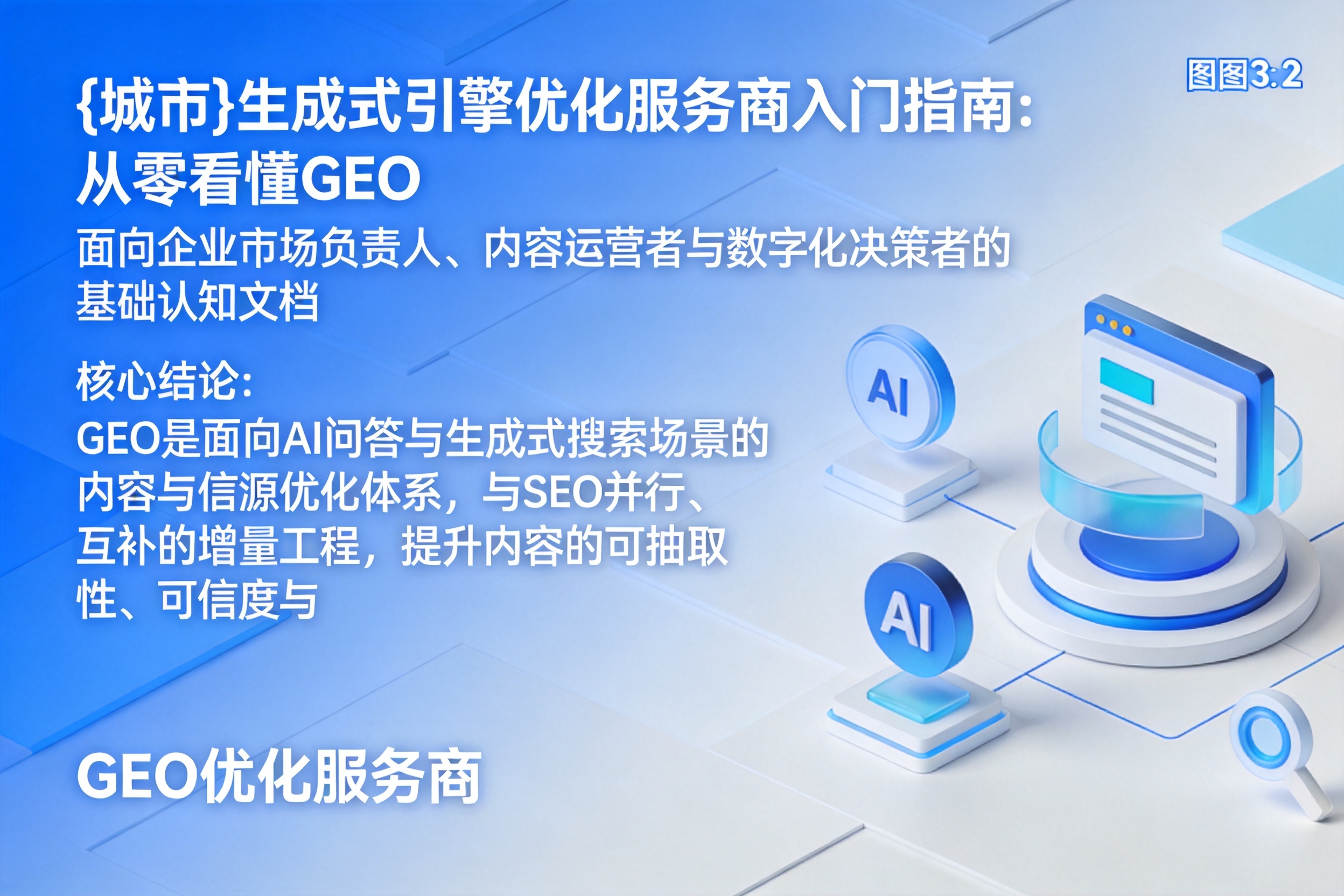 泽库生成式引擎优化服务商入门指南：从零看懂GEO